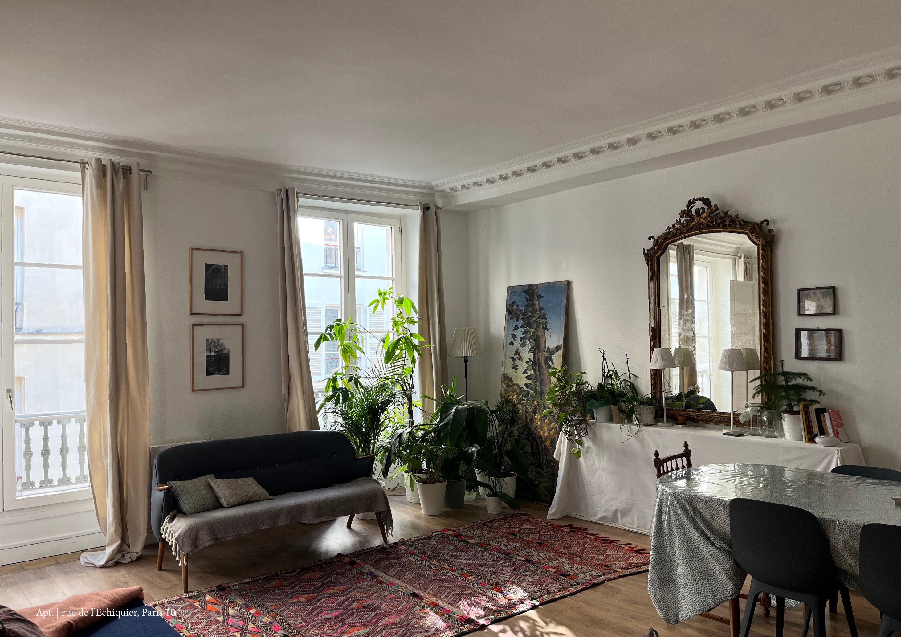 Décoration apt. parisien directoire — vue 2